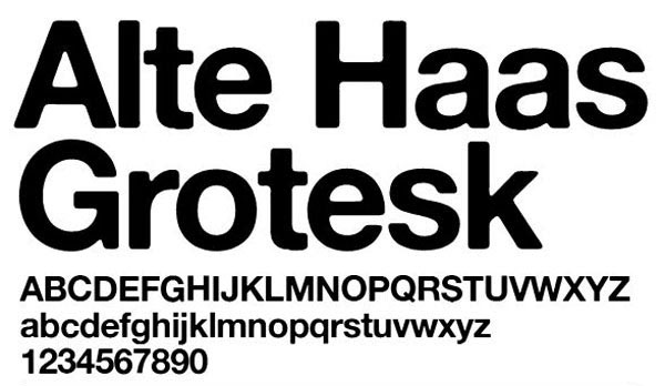 Alte Haas Grotesk Free for Commercial use Font